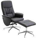 Venture Design Rolf hvilestol set Svart Svart