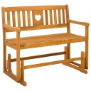  Hage Gleiter Benk Naturlig 110 x 59 x 97 cm Solid akasietre