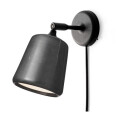 NEW WORKS Materiale Vegglampe Sort Marmor