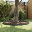 vidaXL Plenkanter 30 pcs Svart 103 x 0,05 x 22 cm Stål