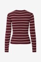 Pieces Pcmira New Ls O Neck Knit Noos Bc   Burgundy   S