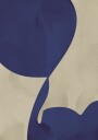 Posterbox Navy Flow Abstract Plakat Plakat / 70x100cm