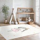 Barneteppe Princess rosa Størrelse: 120 x 160 cm