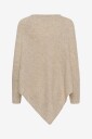 Cream   Poncho CRElsie Knit Poncho   Beige