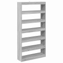 Bokhylle/Romdeler Svart Eik 100x30x198 cm Laget av Tre