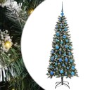  Kunstig juletre grønn 66 x 66 x 150 cm PVC og plast og stål