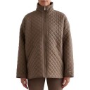 Aim'n Jakke Oversized Quilted Jacket Brun