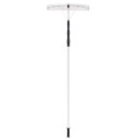 Cwy teleskopisk snøskuffe i aluminium 201–630 cm med gummileppe