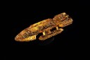 Battlestar Galactica  Limited Edition Gold Classic Galactica Gold DieCast 10.5" Ship