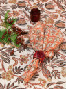 Cypress Parrot linservietter 2 pk 50x50 cm rust