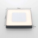 Lucande LED utendørs taklampe Sora, kantet, sensor
