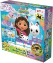 Gabby's Dollhouse contains 48pc 18x12 in 3D/2D DoubleSided Puzzle