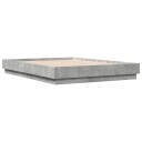  Sengeramme betonggrå 120x190 cm konstruert tre 8721012276222