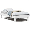  Sengeramme uten madrass hvit 75x190 cm heltre furu 8721158370075