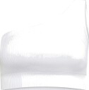 aim´n Ribbed Seamless One Shoulder Bra   WHITE   S