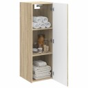  Vegghengt Badskap Sonoma eik 33 x 34,5 x 60 cm Konstruert tre