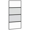  102,5x205cm Herdet Glass&aluminium