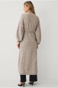 Ellos Collection   Lang cardigan med ballongermer   Beige