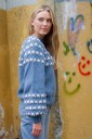 HEAVEN sweater lys jeansblå