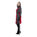 Wilbers & Wilbers Middelaldersk Ridder Rød Dame Kostyme 44 004789-H-044