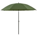 vidaXL Fiske paraply Gul hær 220 x 193 cm Oxford polyester