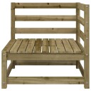  Hagesofa hjørne 70x70x67 cm impregnert furu 837906