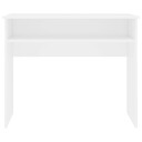 vidaXL Skrivebord hvit 90x50x74 cm sponplate