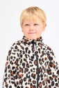 Nordbjørn Malö Fleecejakke Leopardy Rustic Sandshell 122-128