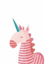 Pink Unicorn Plakat Plakat / 21x30cm