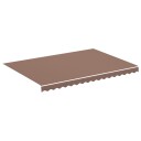 vidaXL Erstatningsduk for markise brun 3,5x2,5 m