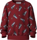 Name It Nmmvoluf Ls Nreg Sweat Bru   RED DAHLIA   98