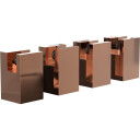 Frost Quadra speilholder 5, polert kobber