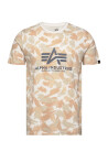 Alpha Industries Basic T-Shirt Bl Camo - Beige - M