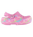 Crocs Classic Heart Lights Clog K   Pink   29/30