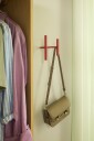 Hübsch Flip Coatrack Red - Red - 20X10X15CM