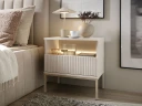 Tenorio Nattbord 54 cm - Beige