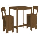  Hagebarsett 3 deler honningbrun heltre furu 3157796