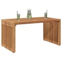  Hage Sidebord 70x37.5x35.5 cm Massivt Tre Teak