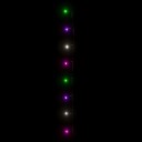 vidaXL LED-strenglys med 1000 lysdioder pastell flerfarget 100 m PVC