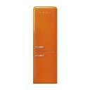 Smeg 50"s Style Kombiskap med Retro Design Oransje FAB32ROR6