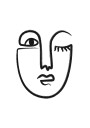 Woman Face Plakat Plakat / 70x100cm