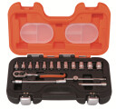 Bahco S160AF 16-Delt Pipenøklesett 1/4" Håndverktøy 1,02 kg