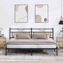  Sengeramme uten madrass sonoma eik 193x203 cm konstruert tre