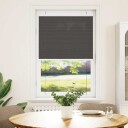  plisségardin sort 75x150 cm Stoff Bredde 74,4 Polyester