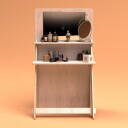 Norena Sminkebord 85 cm - Naturlig tre