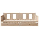  Dagseng med skuffer 90x200 cm heltre furu