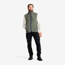 Revolutionrace Canyon Half zip Pile Fleece Herre Terracotta Brown/Cypress 3XL Herre Overdeler Fleece & midlayers