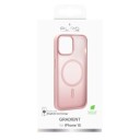 Puro iPhone 15 Puro Gradient Deksel - MagSafe Kompatibel - Gjenomsiktig / Rosa