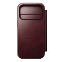 Nomad Modern Horween Lommebokdeksel til iPhone 17 Pro - Burgunder