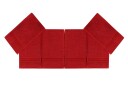 Hobby Håndkle 30x50 cm 6 pk   Rød